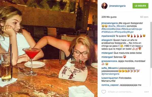 Sofía Castro, hija de Angélica Rivera, es otra amiga famosa de Jimena.