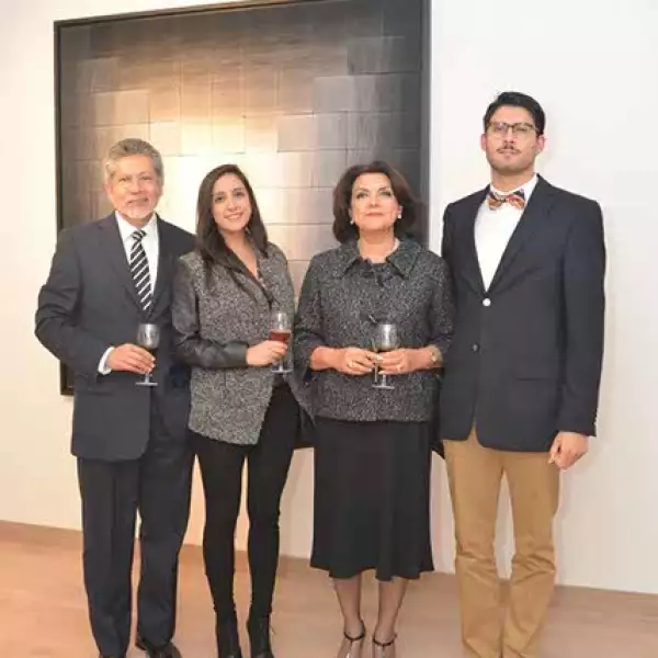 Francisco Sánchez Girón,Sofía Sánchez Solís,Leticia Solís y Francisco Sánchez Solís.