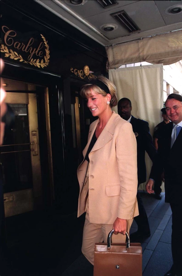 Lady Di en el hotel Carlyle de Nueva York