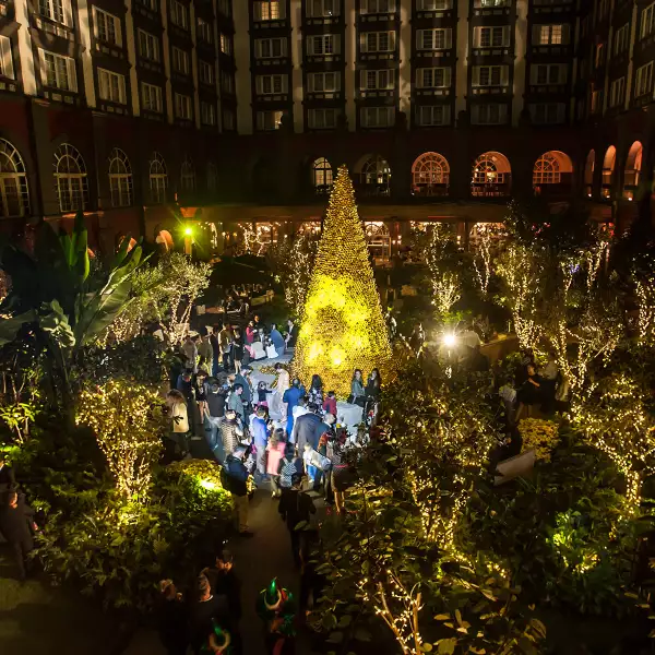 Encendido del Árbol de Navidad del Four Seasons