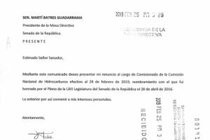 Carta gaspar franco
