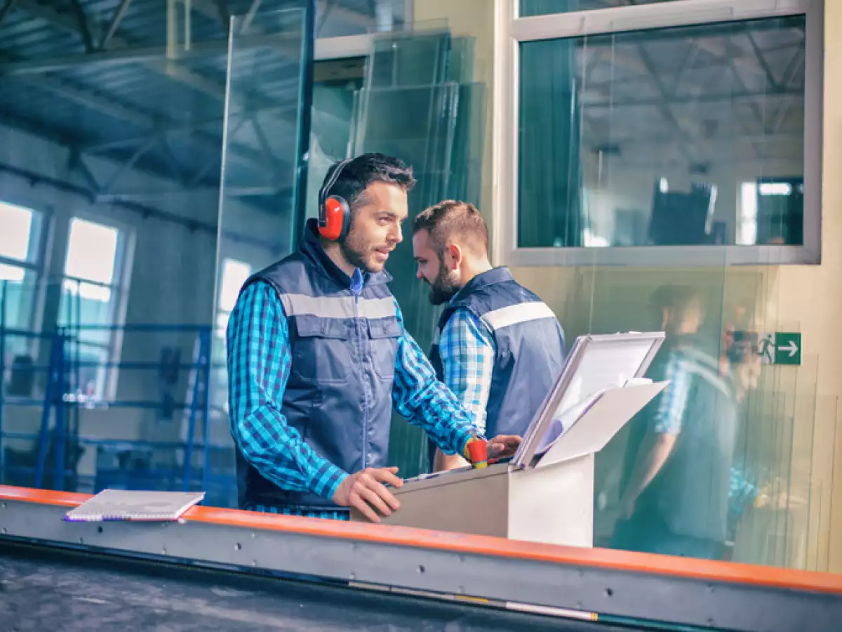 Vidrio trabajadores
