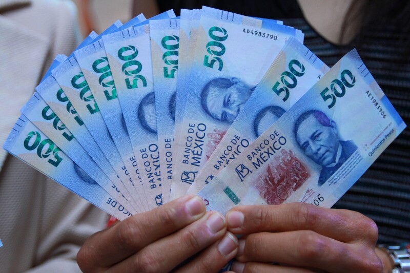 El nuevo billete de 500 pesos.