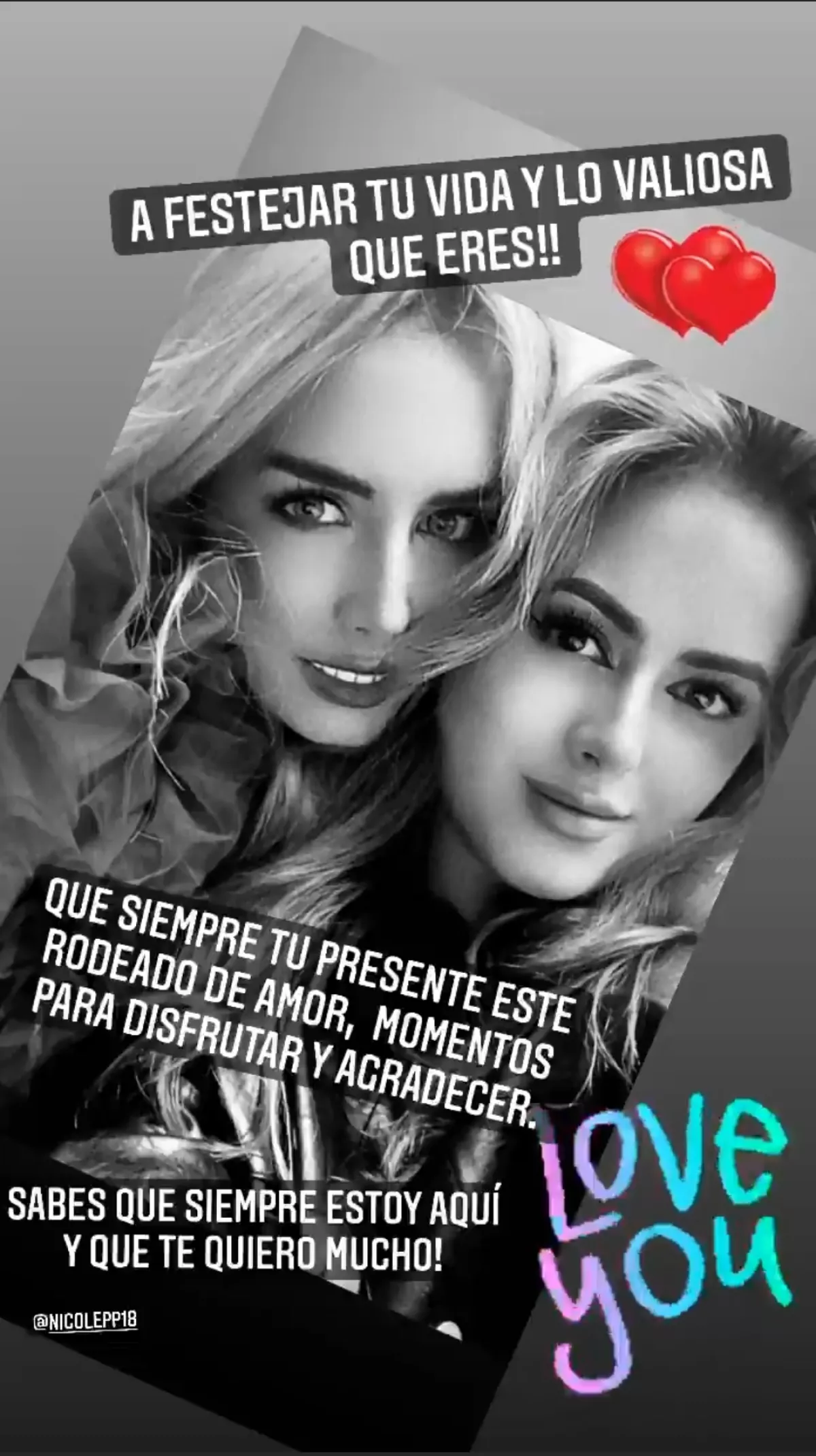 Tania Ruiz y Nicole Peña