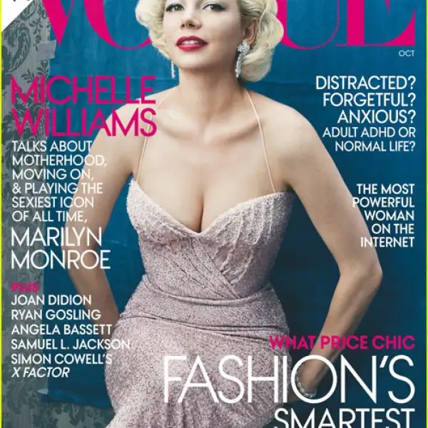 Michelle William para la revista Vogue en su edición de septiembre de 2011.