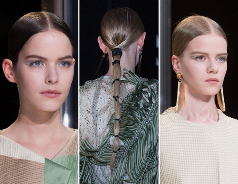 Armani presentó un lado natural pero hermoso.
