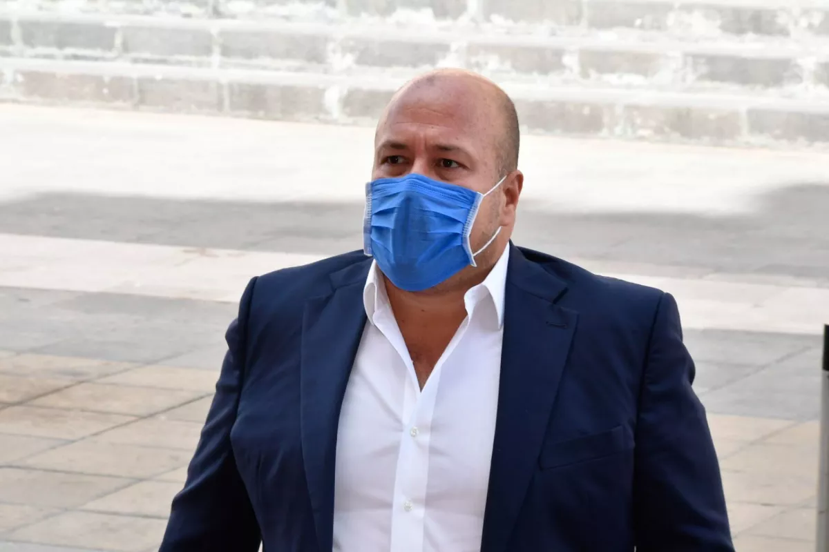 Enrique Alfaro al salir de la reunión con AMLO