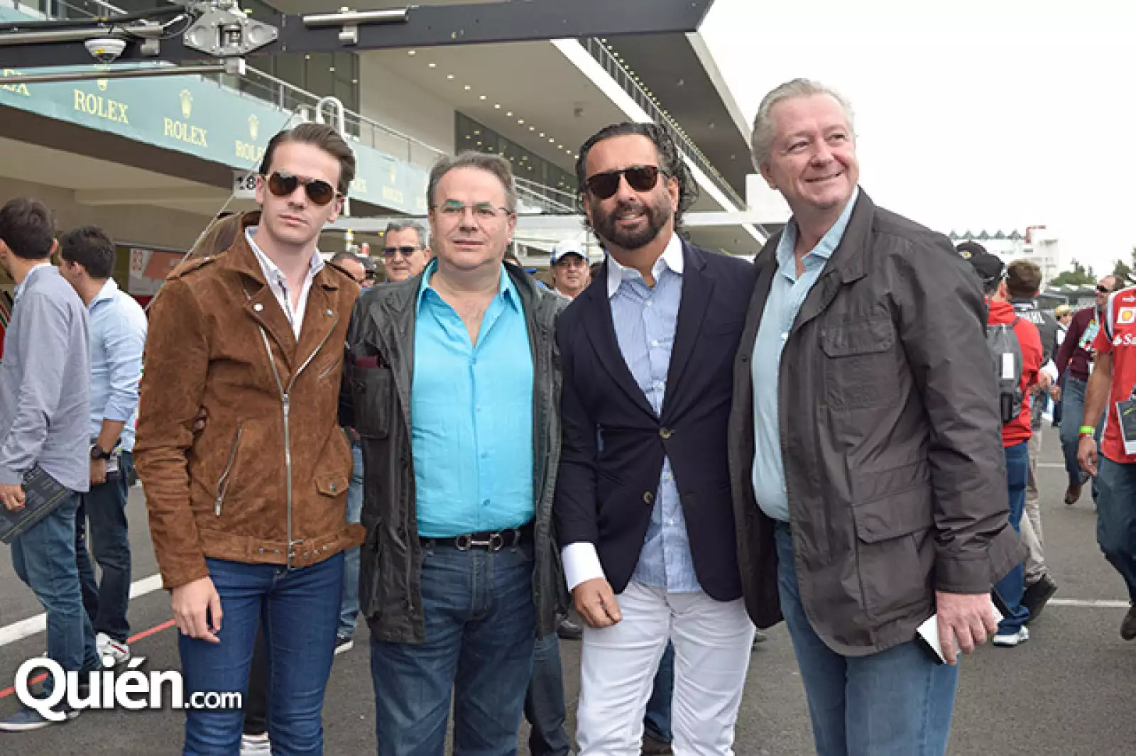 Andrés Fernández, Antonio Fernández Palazuelos, Jorge Mendoza y Alfonso Ortiz