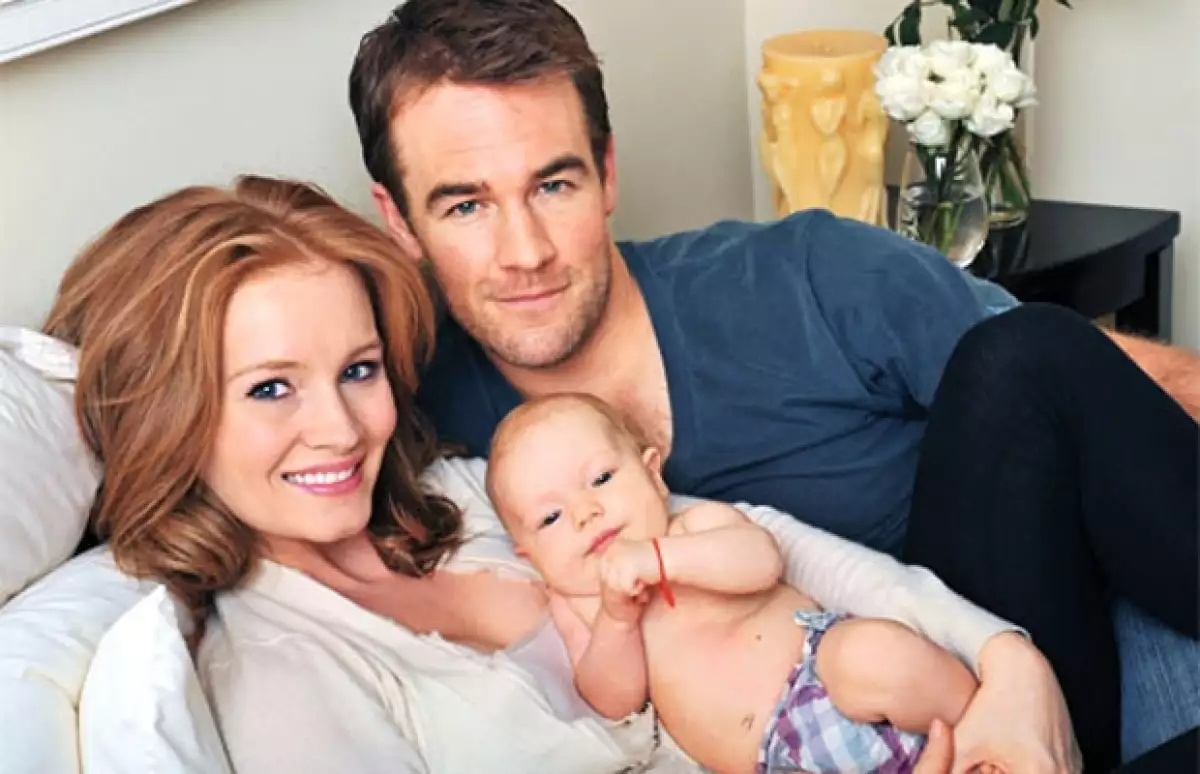 Aquí con su esposa Kimberly y su pequeña Olivia, hoy de casi seis meses.