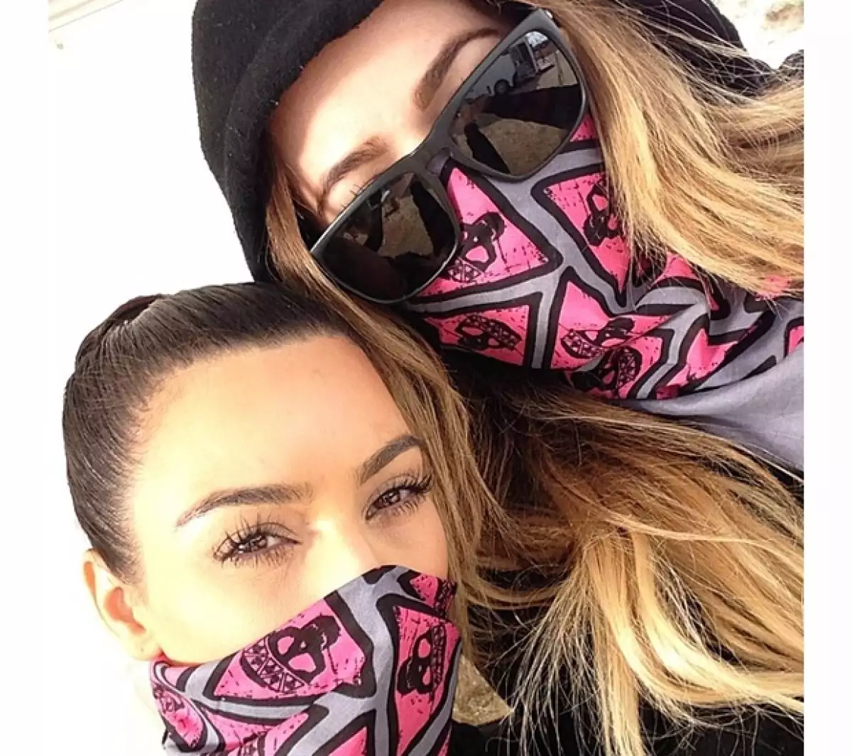 Listas para la carrera, las hermanas postearon algunas imágenes en sus cuentas de Instagram.