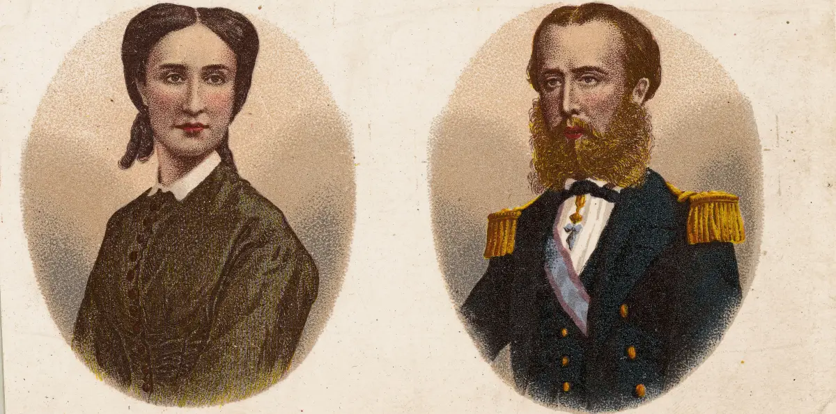 Emperatriz Carlota y emperador Maximiliano