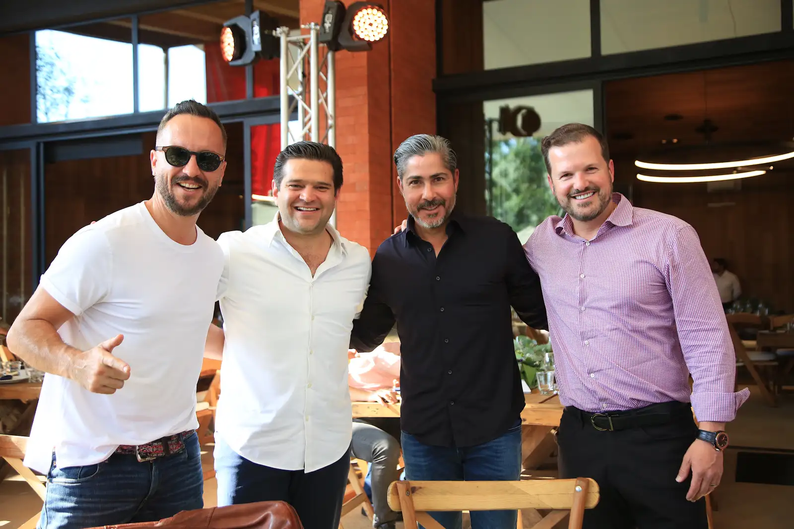 Nacho Llantada, Paco Cienfuegos , Tallo Safa y Alfredo Martínez