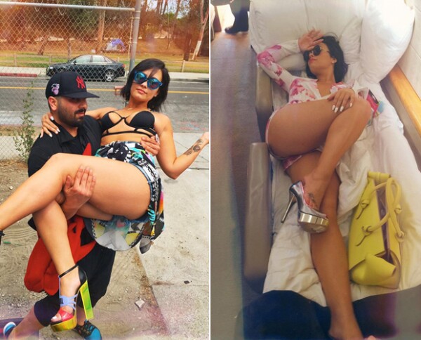 Demi luce más fit que nunca para su nueva etapa musical.