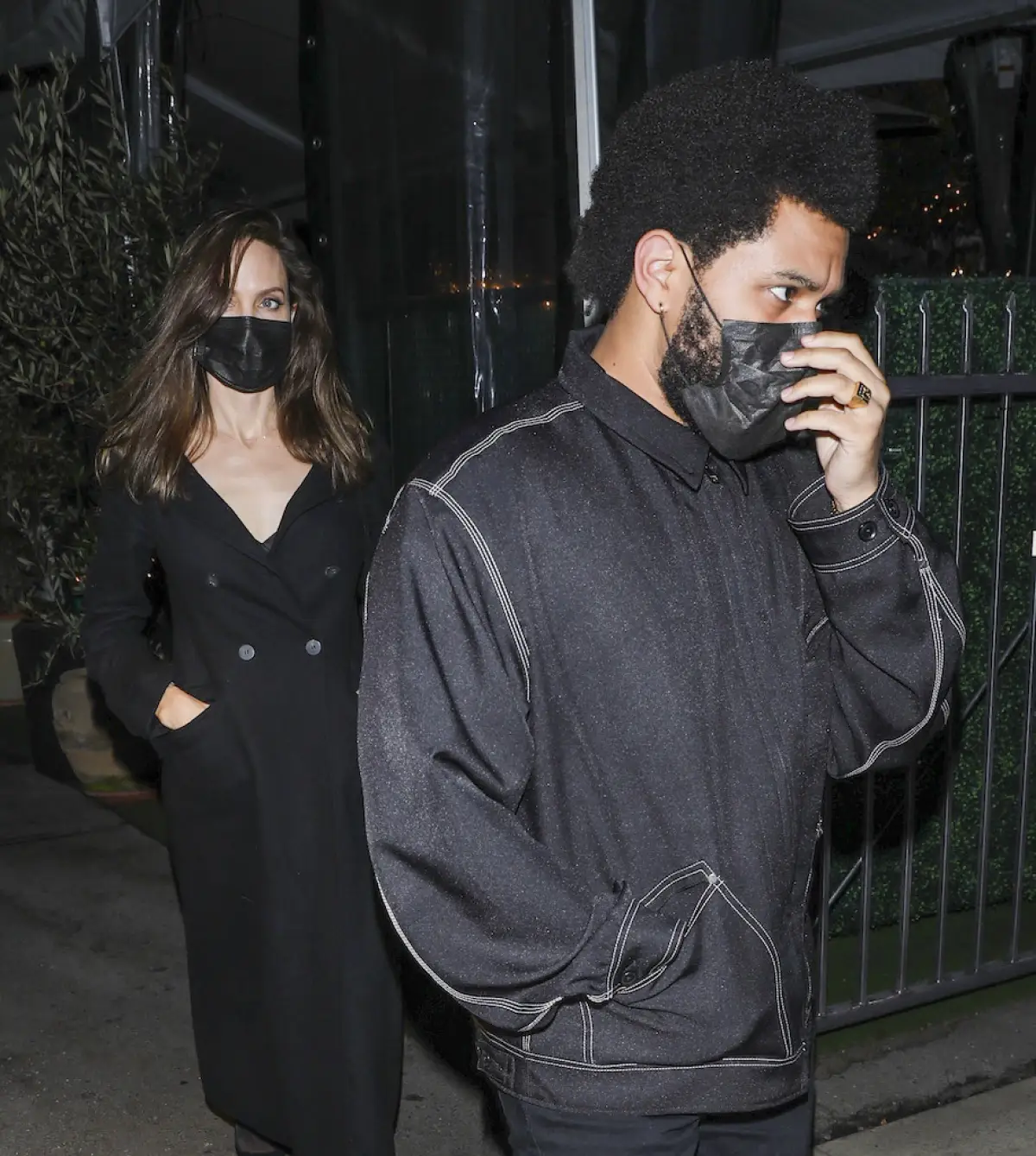 Angelina Jolie y The Weeknd