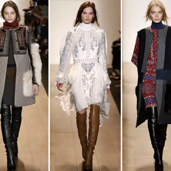 Todos los looks contaban con elementos tradicionales preppy como bloques de color, tonalidades llamativas y cortes estructurados.