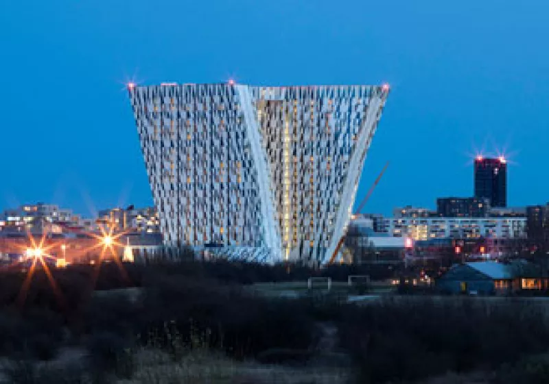 El edificio tendrá 23 pisos y será el más alto de toda la región escandinava. (Foto: Cortesía Adam Moerk)