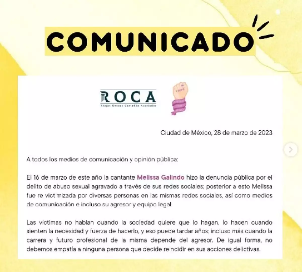 comunicado-melissa-galindo