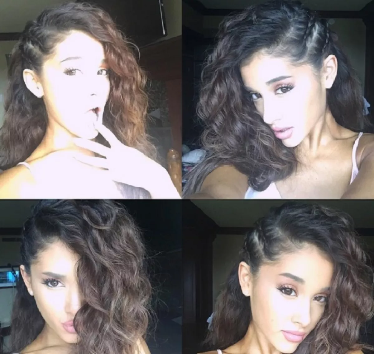 Hace unas semanas, con esta foto Ariana puso fin a los rumores sobre una supuesta calvicie.