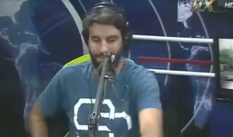 Flavio Azzaro del programa argentino 'Fútbol al Horno' 