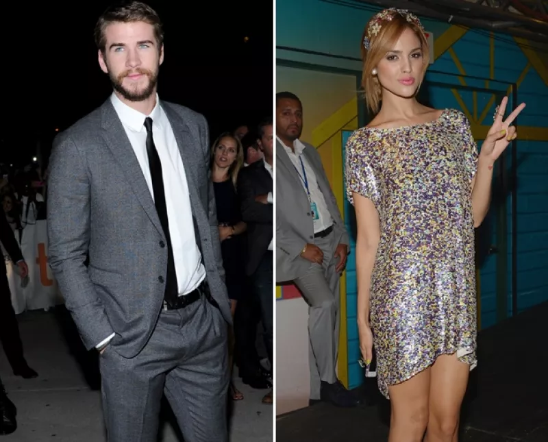 En medio de la noticia del fin del compromiso entre Miley y Liam, Daily Mail dio a conocer imágenes del actor y Eiza en un club de Las Vegas.