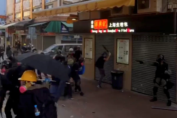 El momento del disparo.