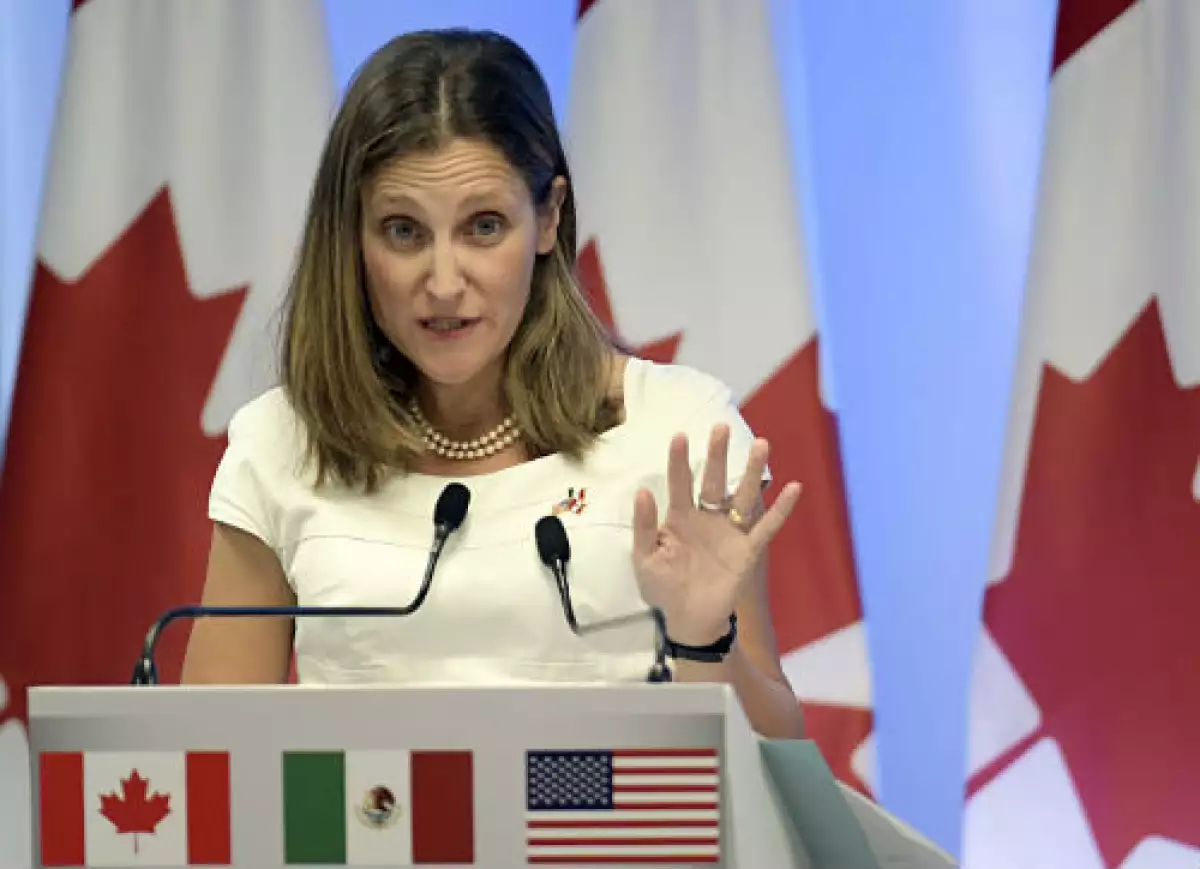 Chrystia Freeland, canciller de Canad�