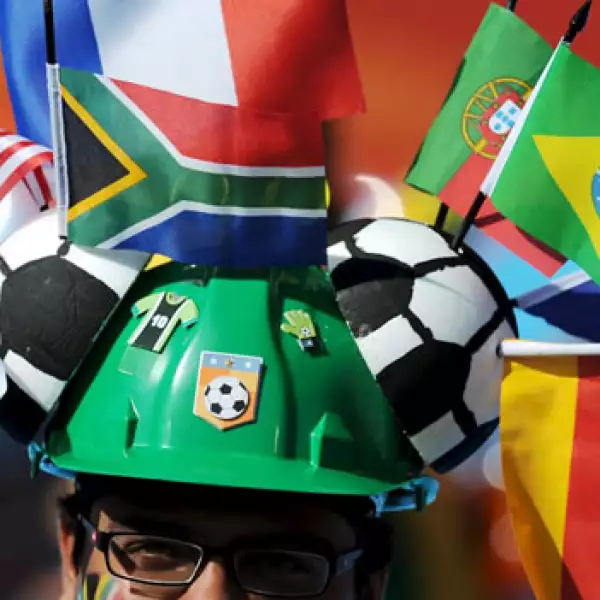 Aficionado en el Mundial de Sudafrica