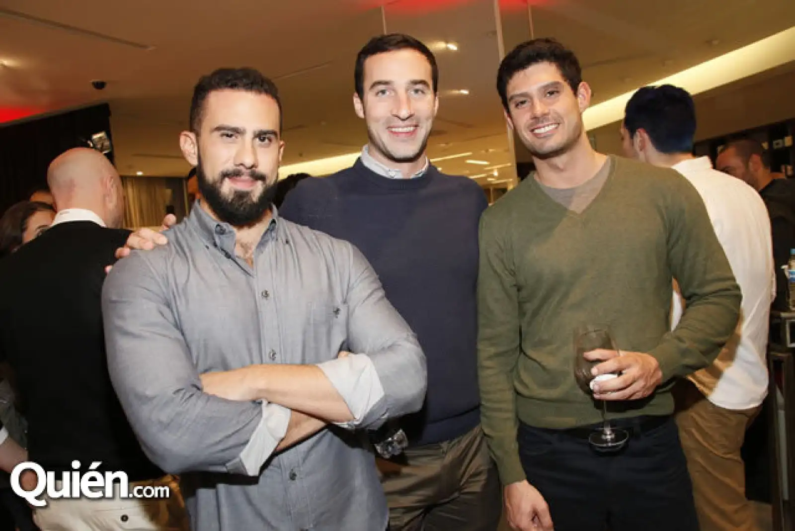 Marcos Ruiz,Ben Huaden y Ben Bournet