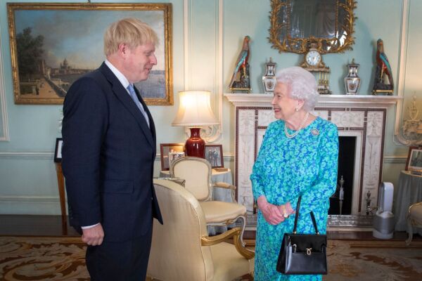 Queen Receives Outgoing and Incoming Prime Ministers