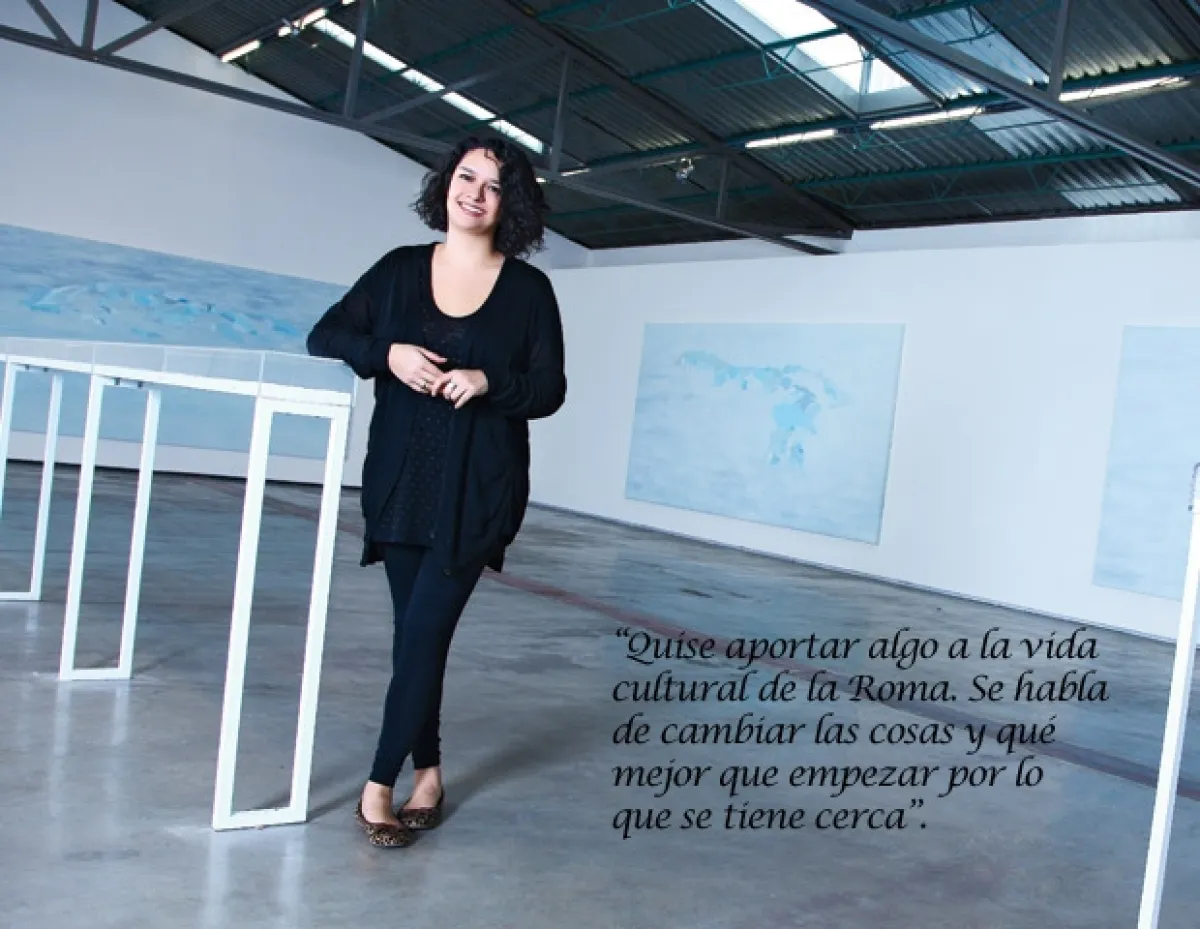 Pamela Echeverría dirige la galería Labor.