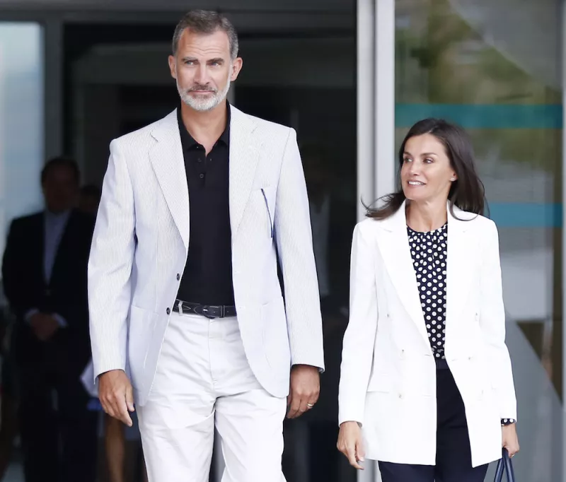 Personalities Visit King Juan Carlos At Hospital