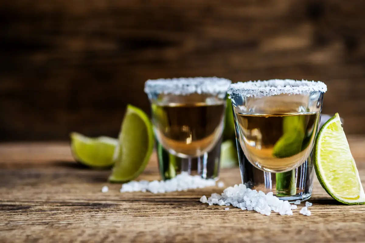 Tequila with lime