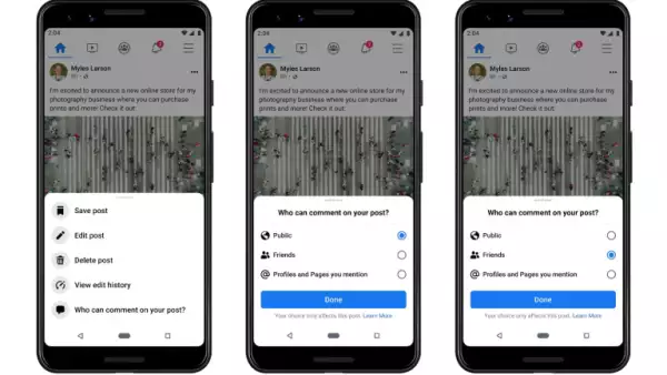 Facebook tendrá nuevas funciones para controlar comentarios