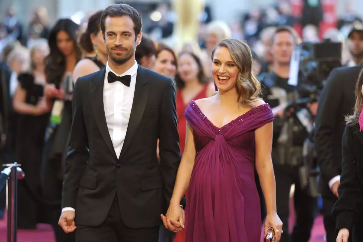 Natalie Portman y su esposo Benjamin Millepied