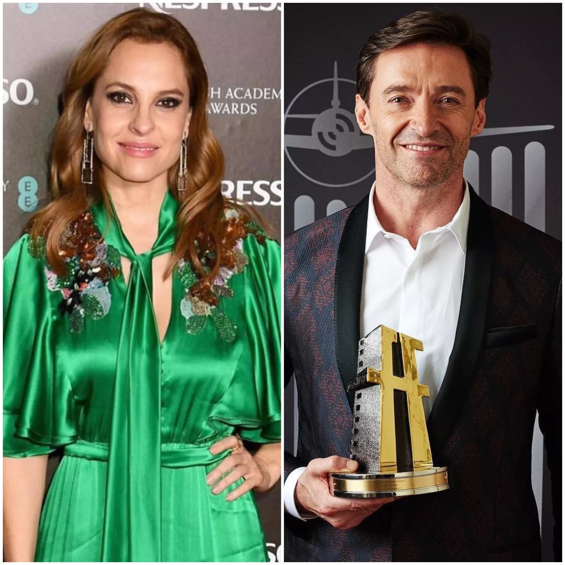 Marina de Tavira y Hugh Jackman