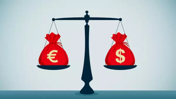 por que esta bajando el euro, paridad con el dolar