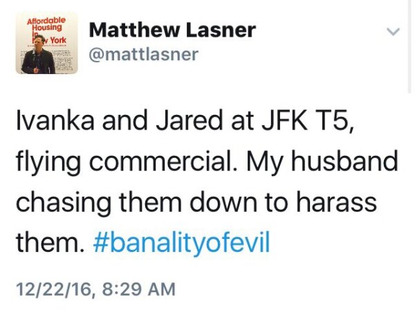 Primer tuit vs Ivanka Trump.