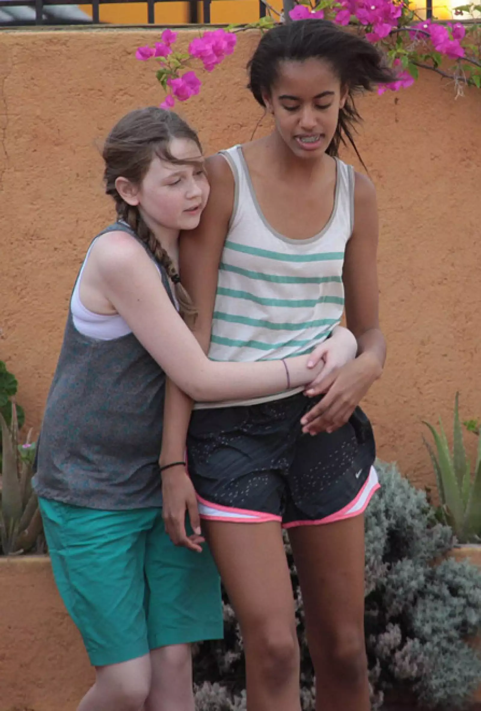 Malia se hospedó en el hotel Camino Real que se ubica en el corazón del Centro Histórico de la misma ciudad.