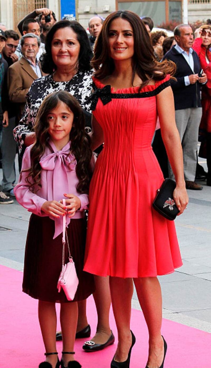 La actriz tuvo como acompañante a la premiación a su hija Valentina.