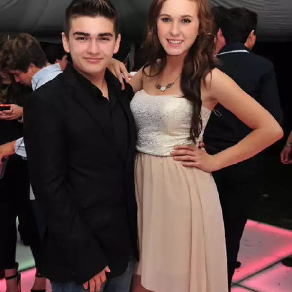 Brandon White y Romina Martínez