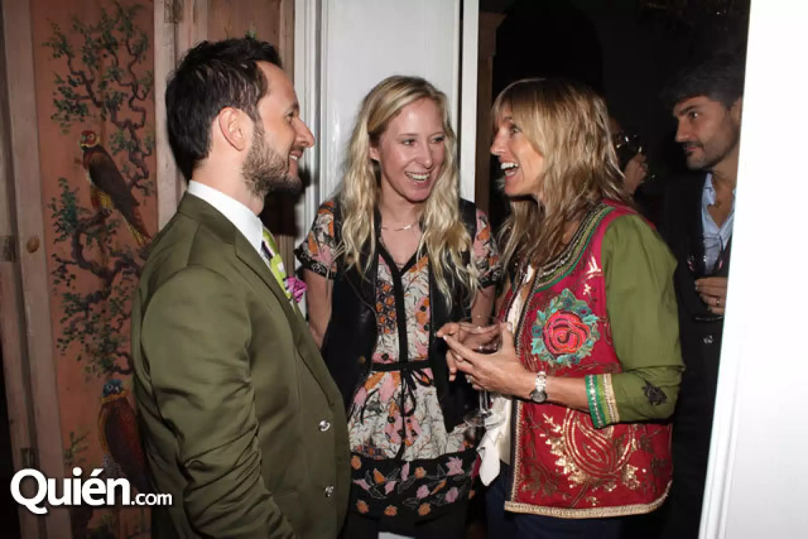 Óscar Madrazo,Vivian Barón y Josefina Helguera