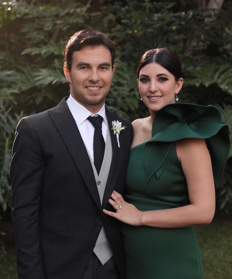 Sergio Checo Pérez y Carola Martínez se casarán este sábado en Guadalajara