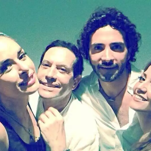Los conductores también disfrutaron las noches de Acapulco.