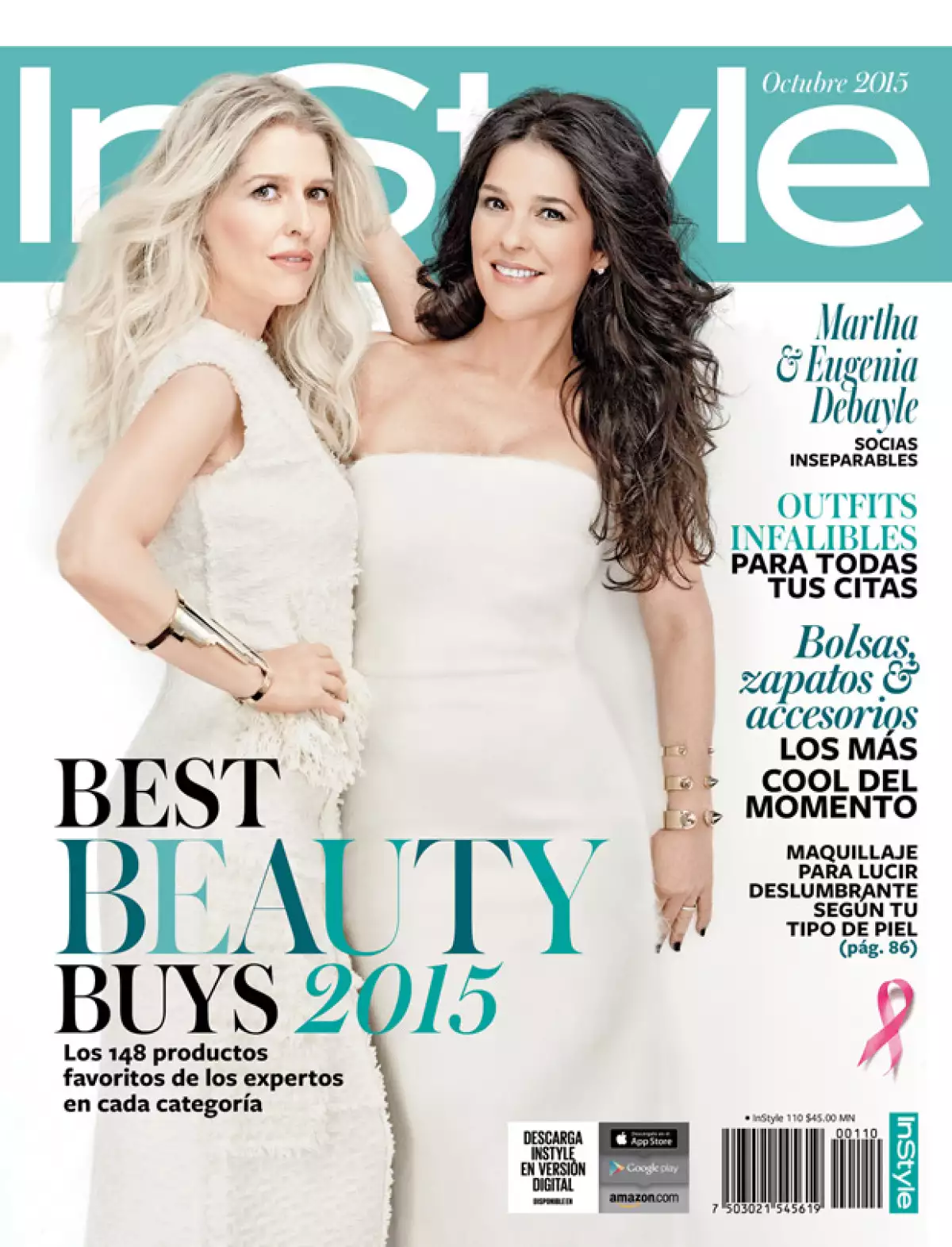 Las hermanas Debayle posaron para la revista InStyle México en su edición de octubre.
