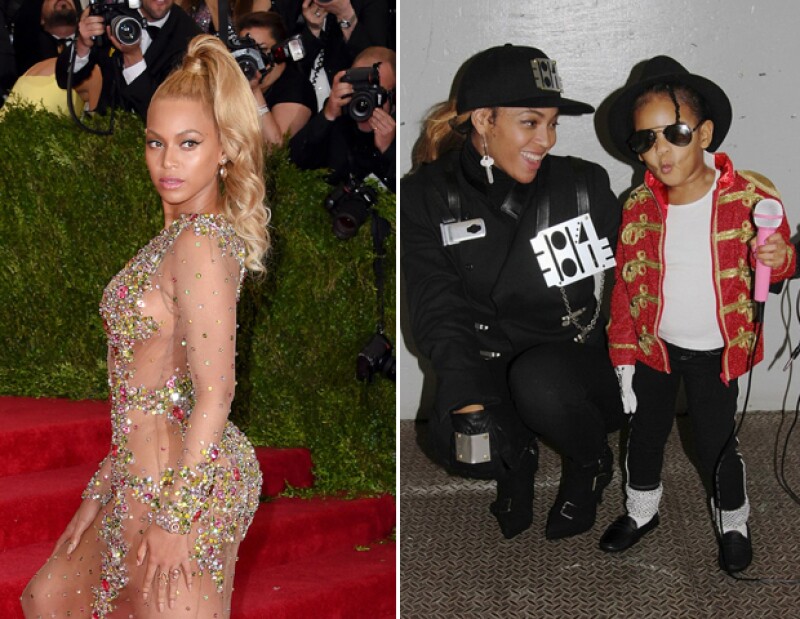 Queen B y Blue Ivy como Michael Jackson y Janet Jackson