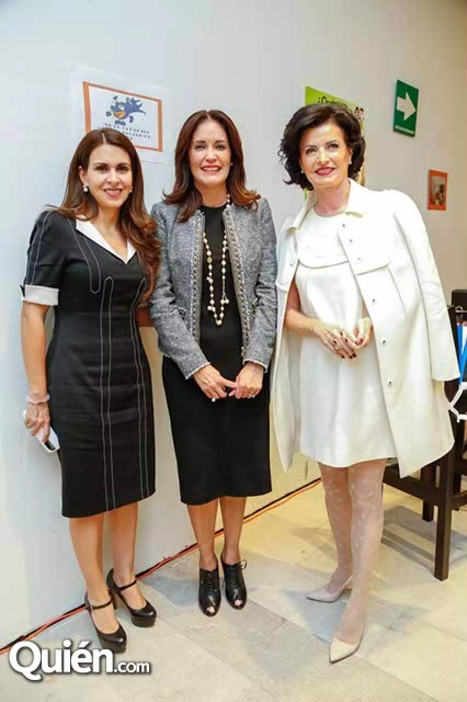 María Carolina Viggiano,Guadalupe Romero de Olvera y Gaby Vargas.