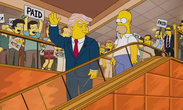 El patriarca de los Simpson termina perdido en el tupé mágico de Trump; además Ariana Grande, Diego Boneta y más estrellas se bañan en sangre y Brody Jenner se pone a hablar de sexo.