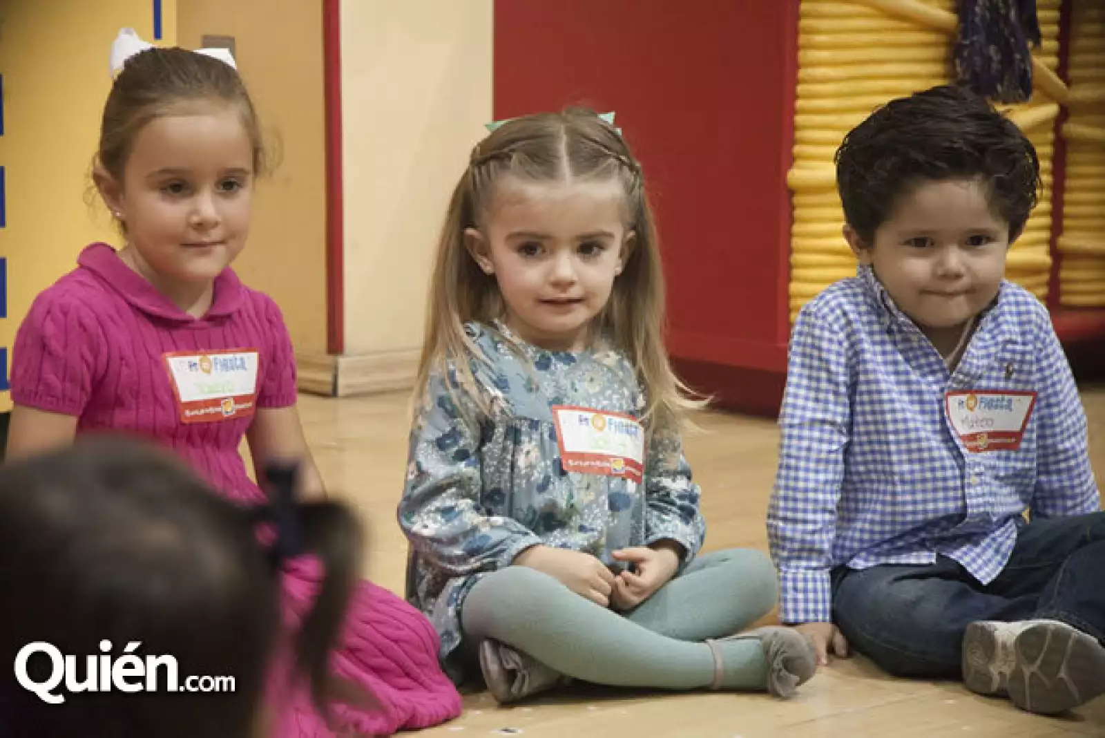 Xaviera Barroso, Sofia Rodríguez y Mateo Gorozpe
