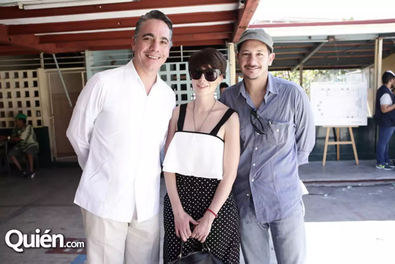 Ricardo Obert,Lia Ferrer y Andres Hijuelos