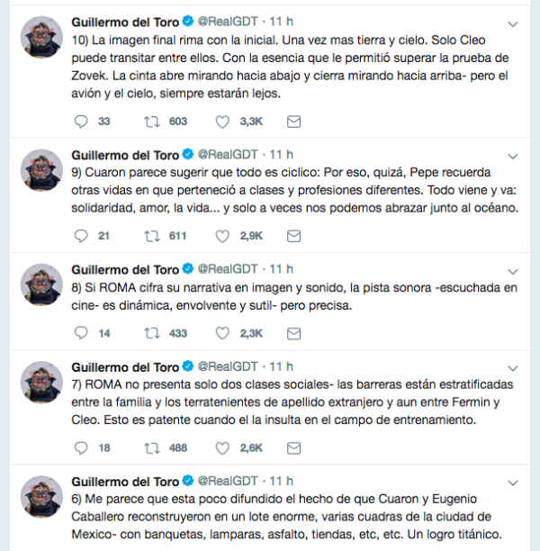 Tweets Del Toro
